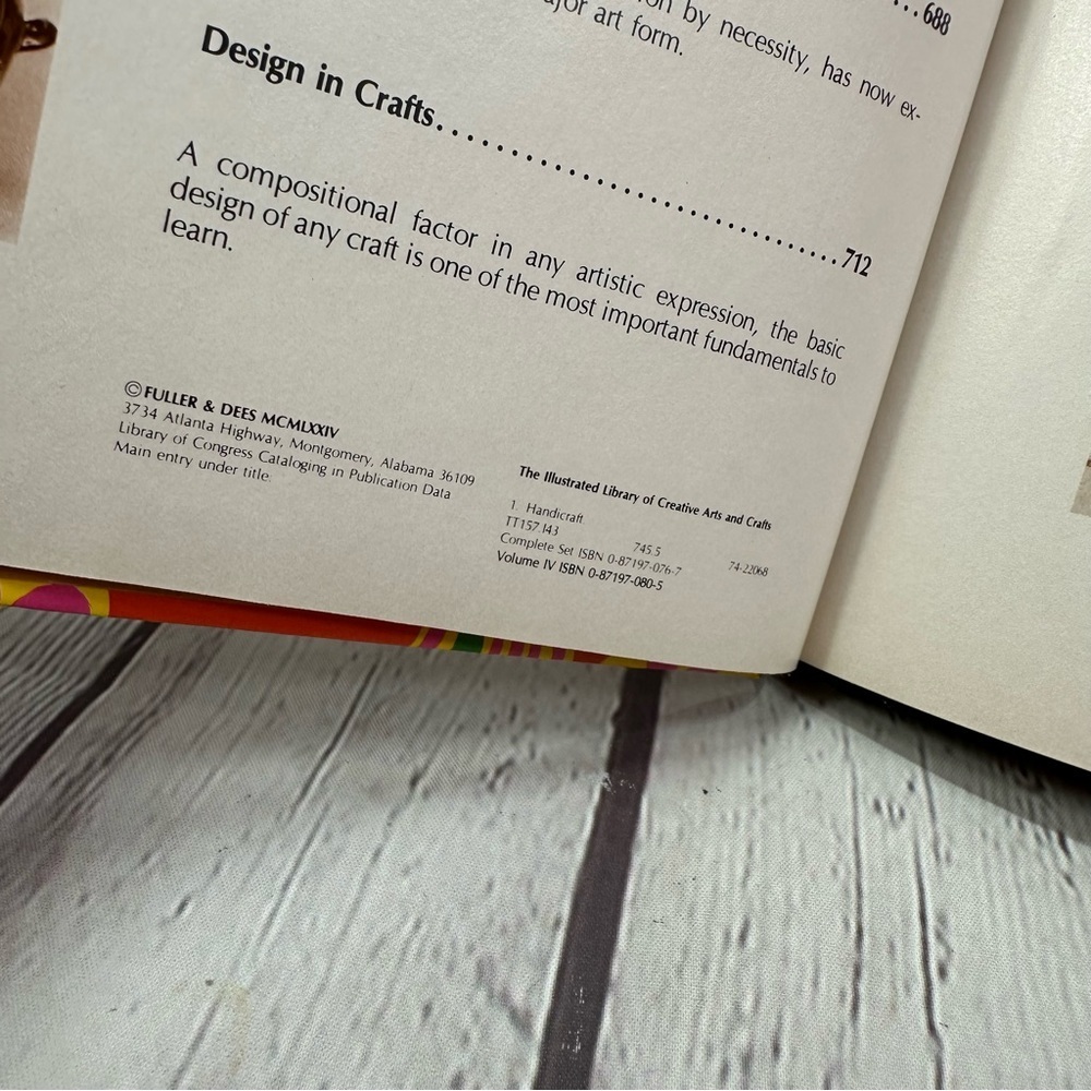 vintage retro 1974 LeeWards Illustrated Library of Arts and Crafts Book vol 4 - Picture 7 of 8